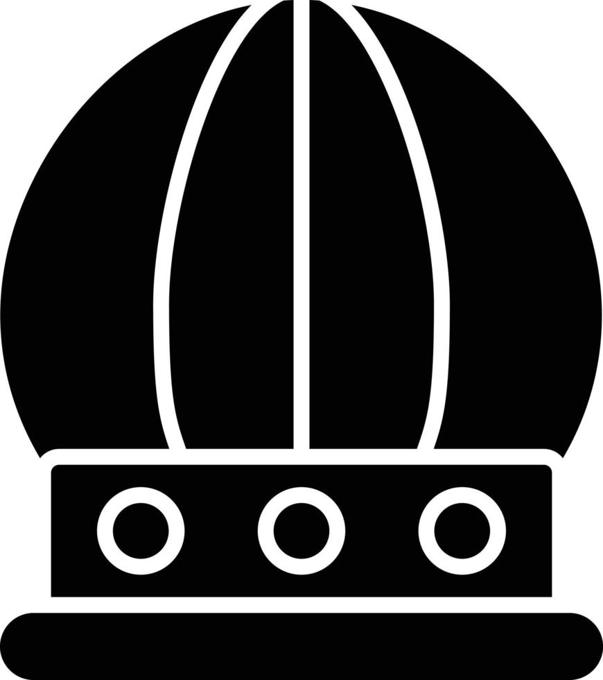 Crown Glyph Icon vector