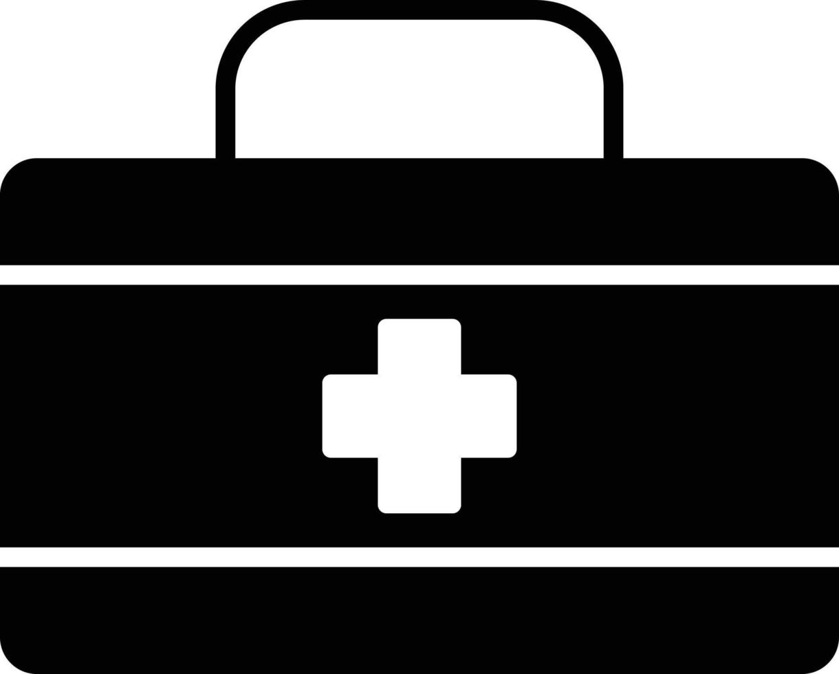 First Aid Box Glyph Icon vector