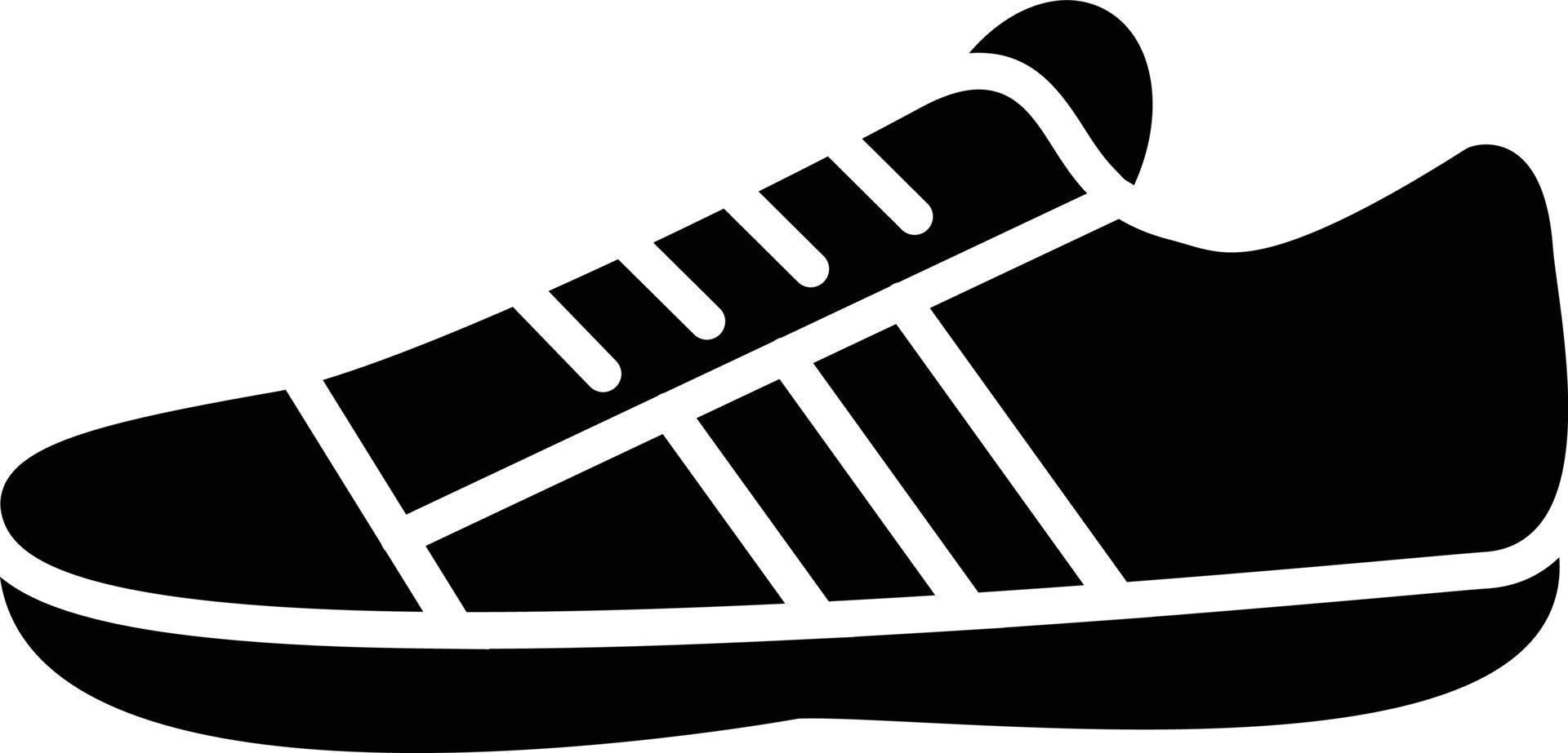 Sneakers Glyph Icon vector