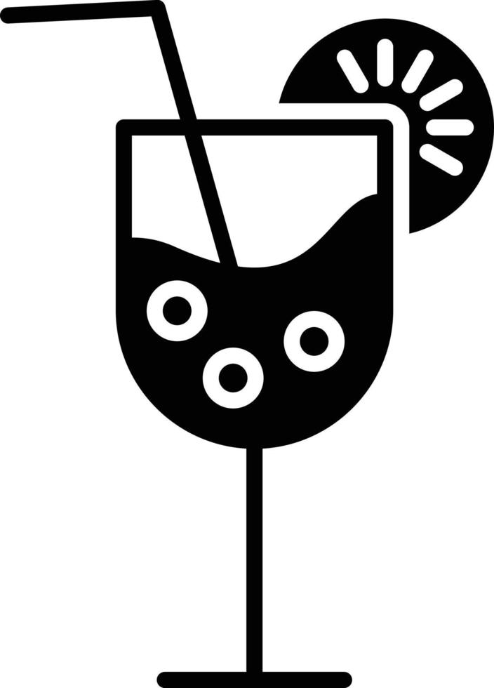 Juice Glyph Icon vector