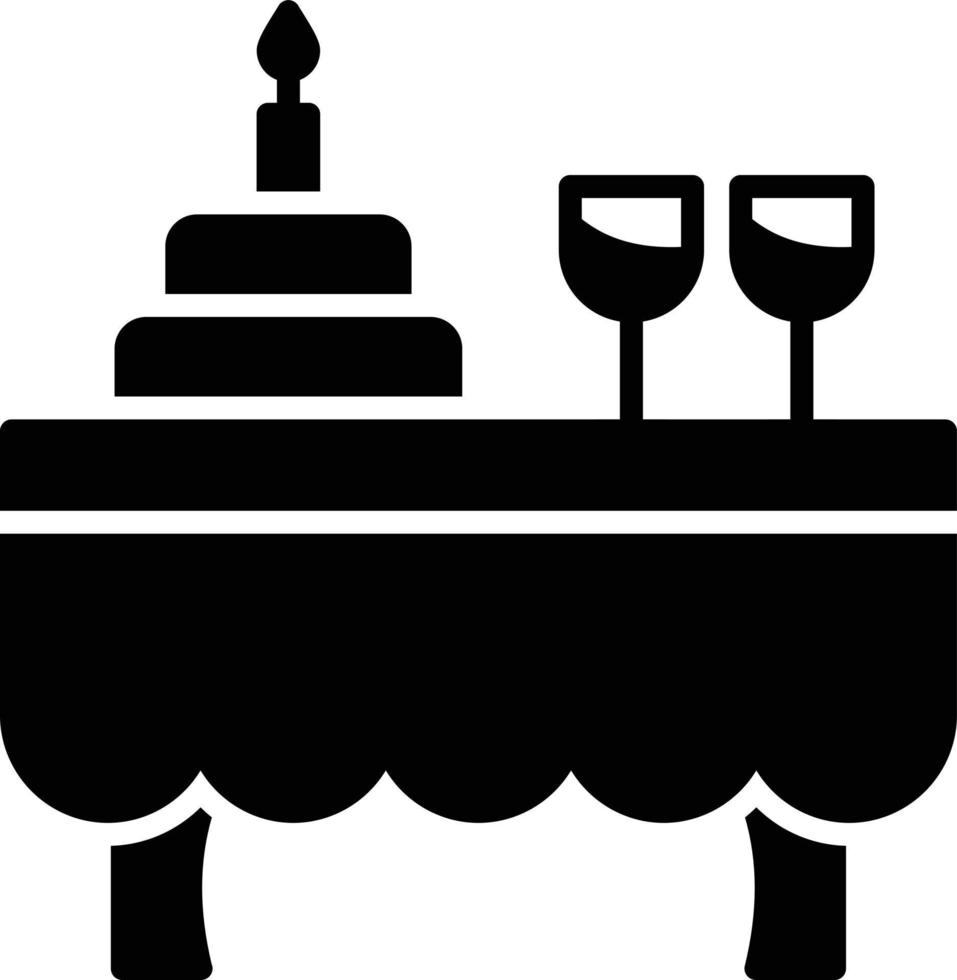 Catering Glyph Icon vector