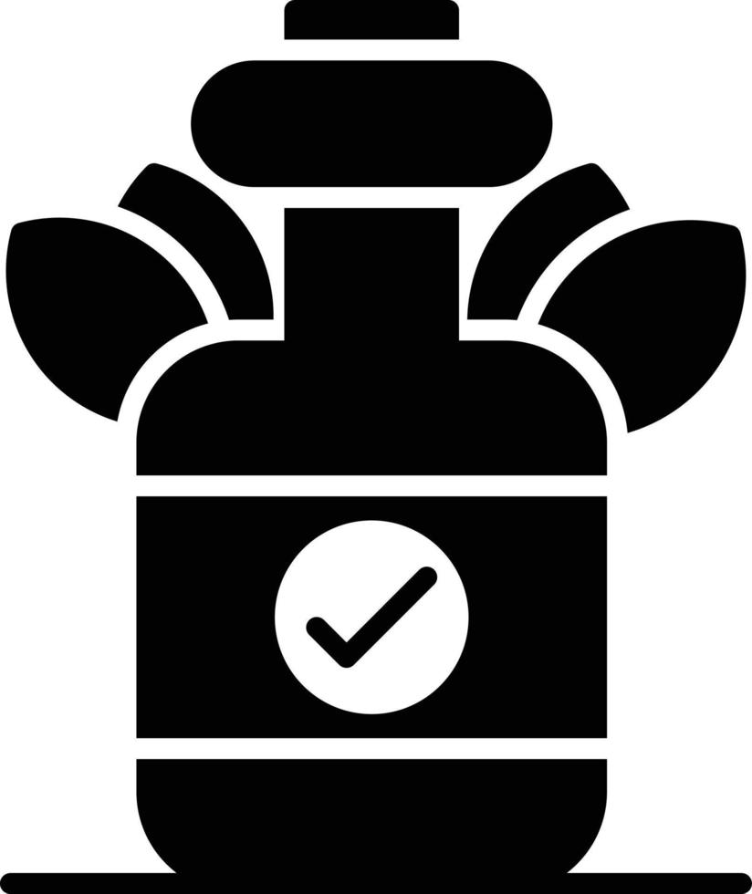 Olive Oil Glyph Icon vector