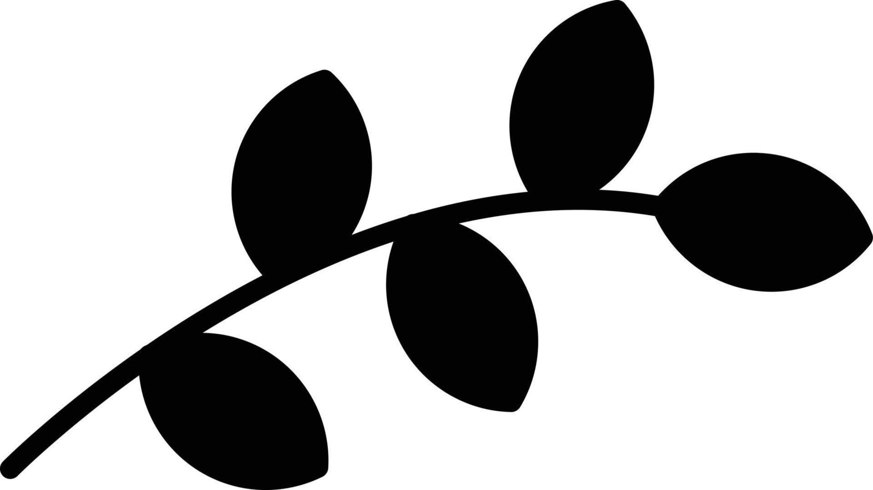 Branch Glyph Icon vector