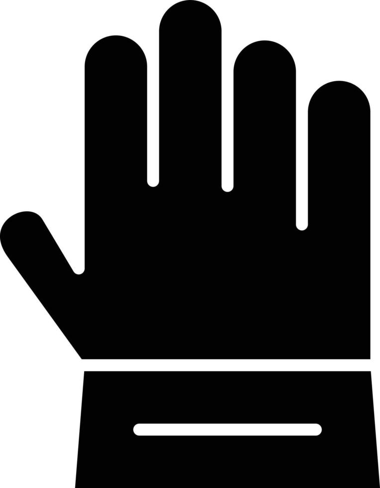 Glove Glyph Icon vector
