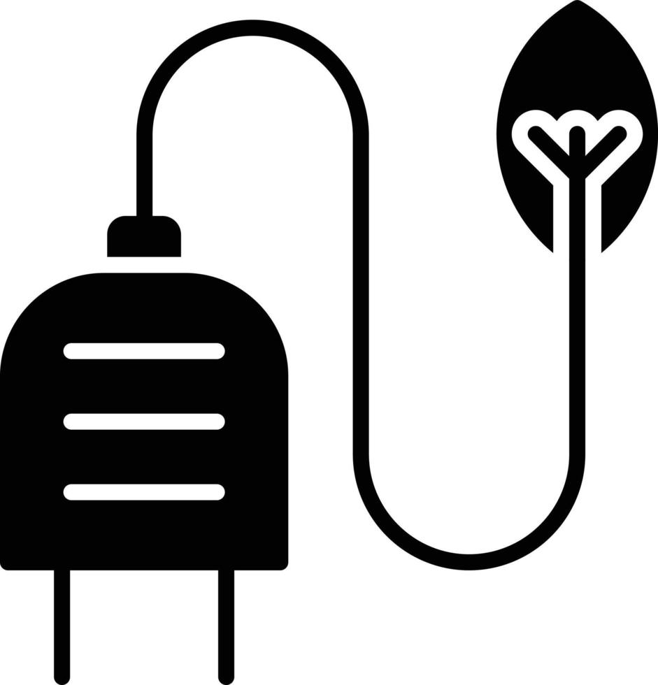 Eco Glyph Icon vector