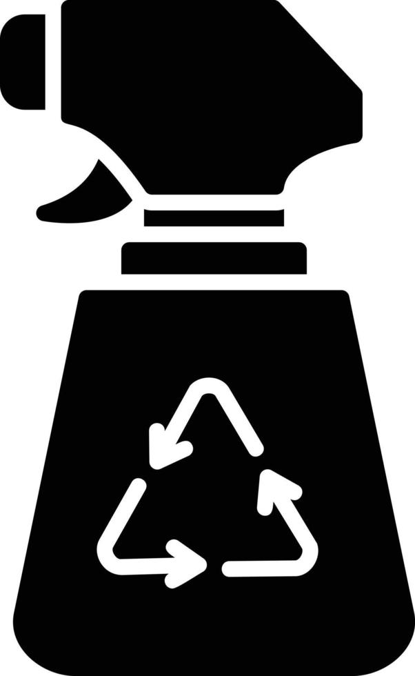 icono de glifo de spray vector