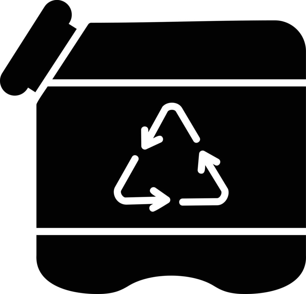 Gallon Glyph Icon vector