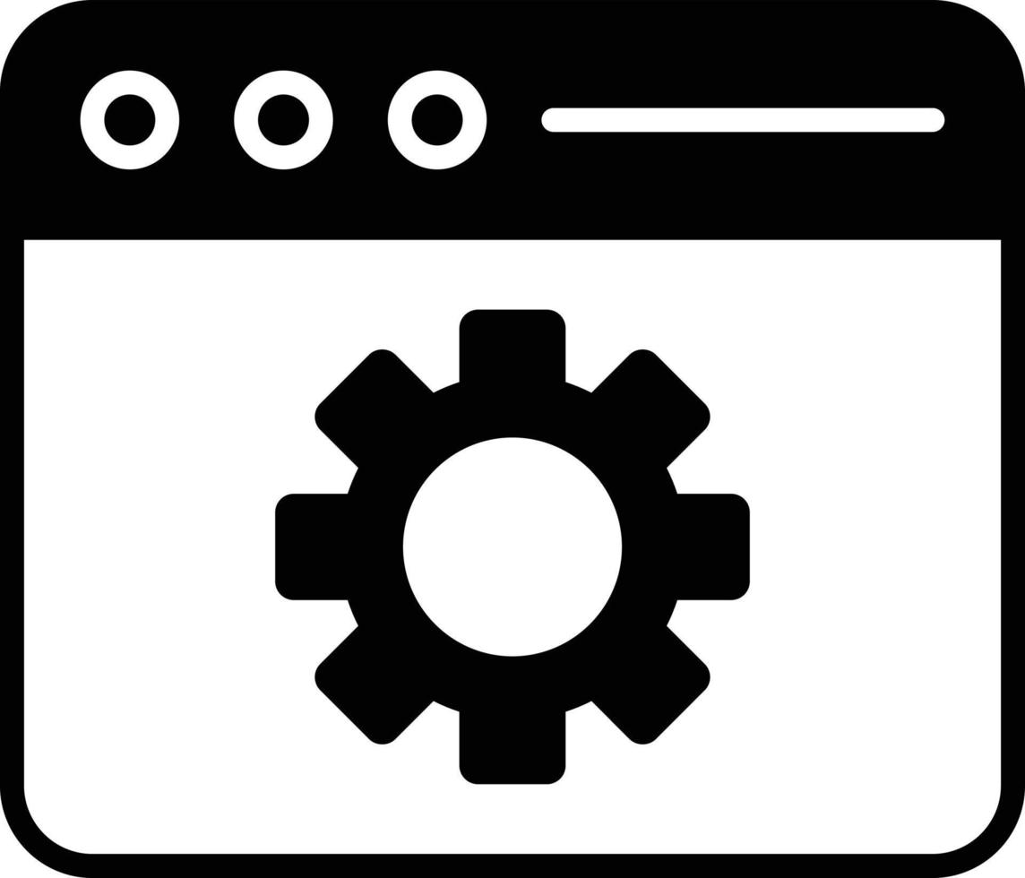 Under Construction Glyph Icon vector