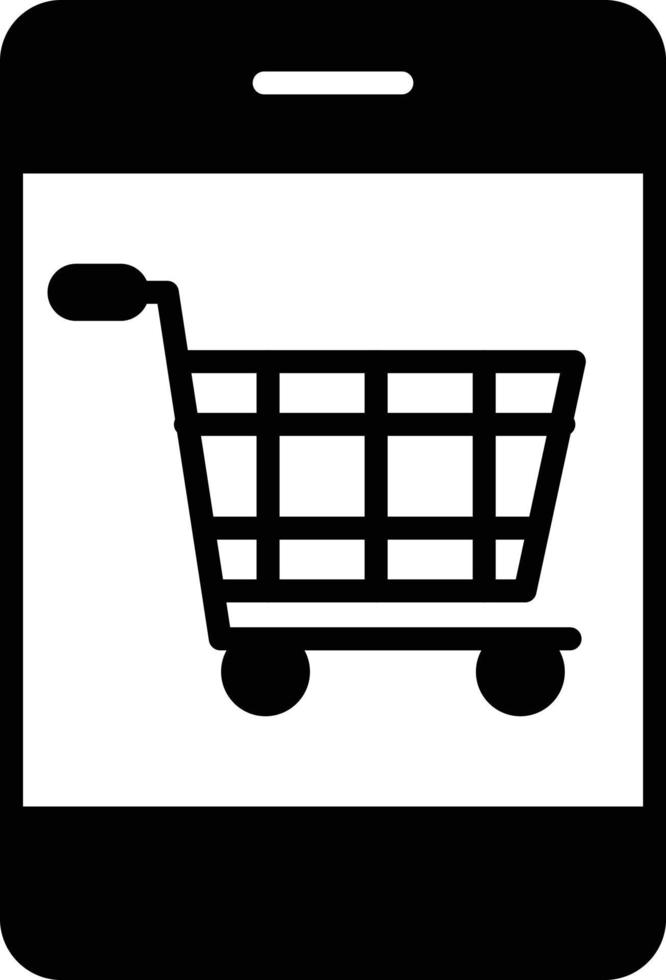 Mobiles App Glyph Icon vector