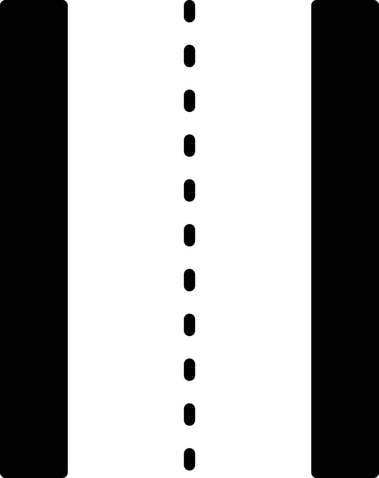 10 - Lane Glyph Icon vector