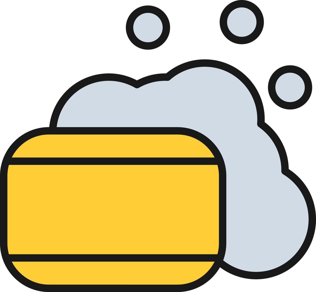 Sponge Line Filled vector