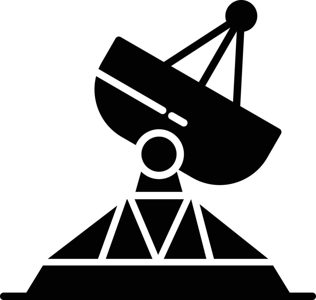 Radar Glyph Icon vector