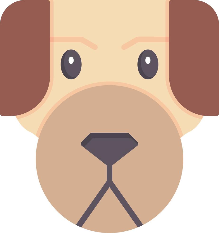 Dog Flat Icon vector