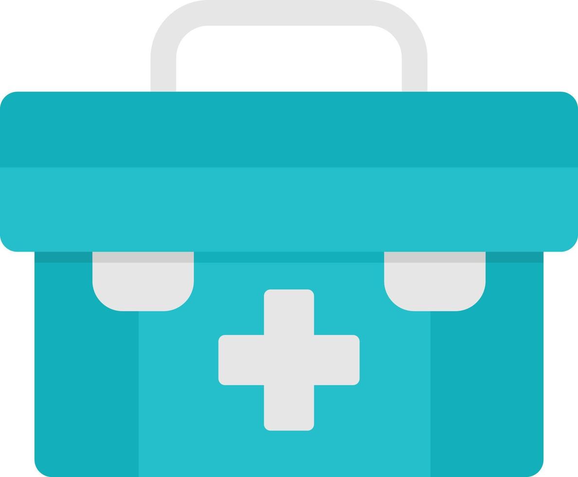 First Aid Kit Flat Icon vector