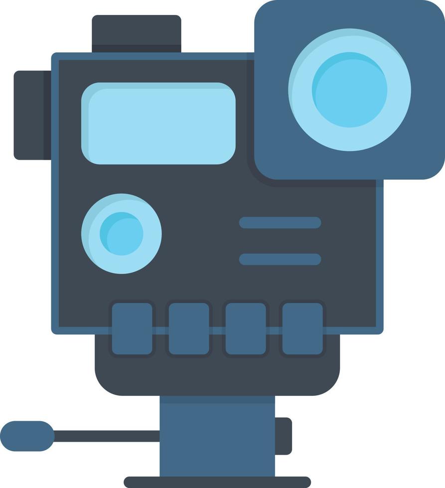 Action Camera Flat Icon vector