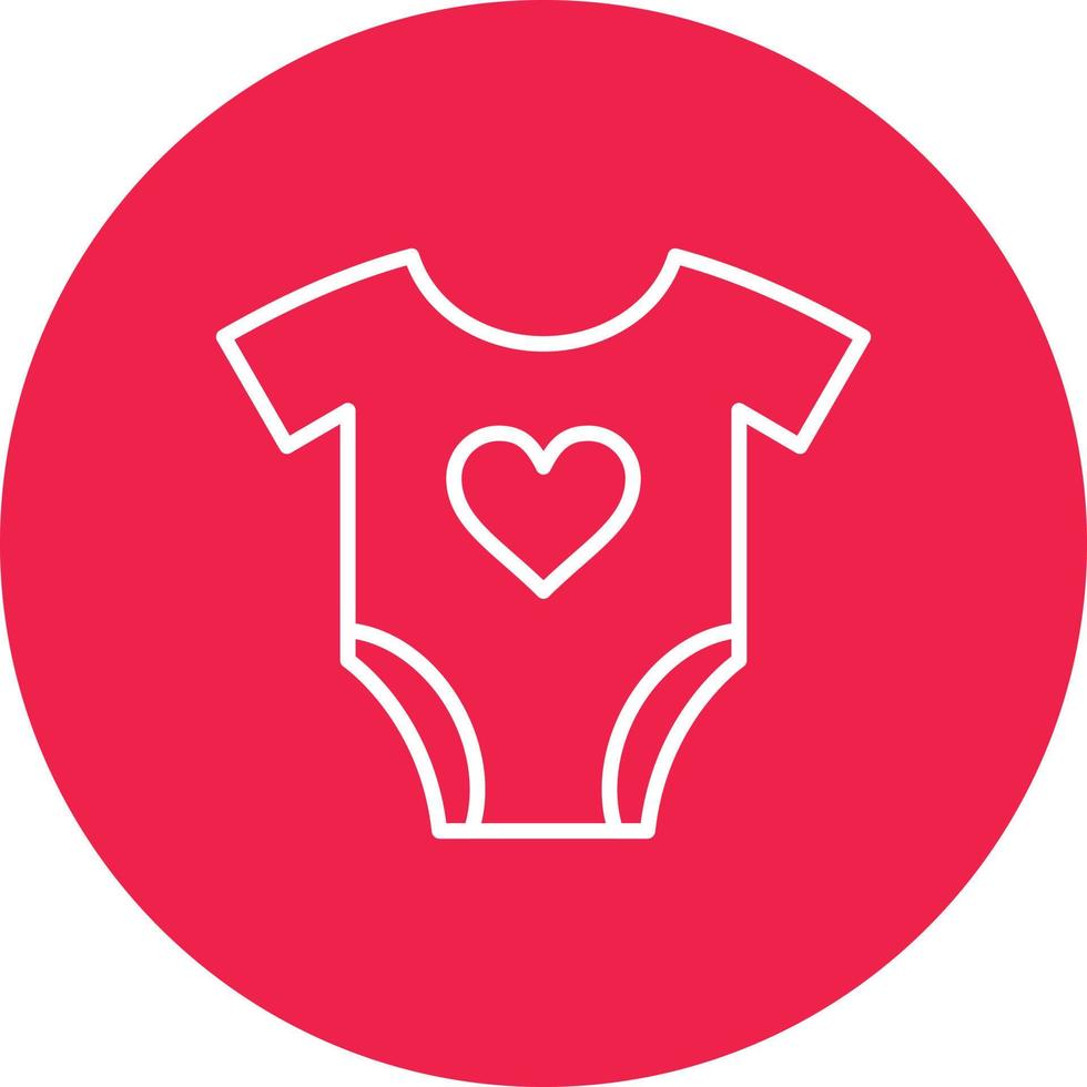 Bodysuit Line Circle Multicolor vector