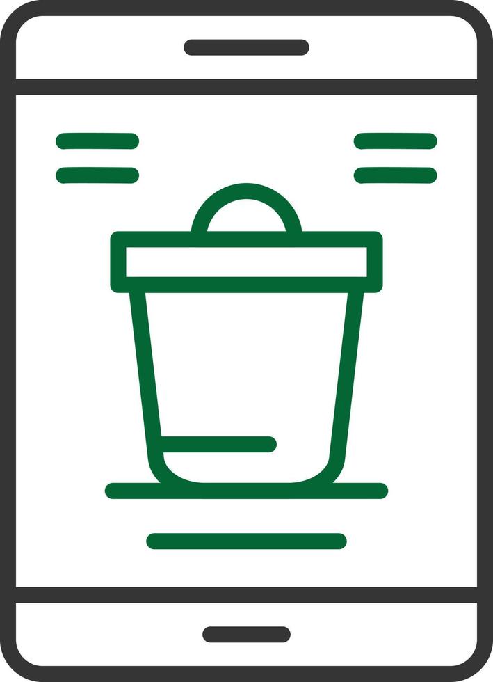 Food App Line Two Color vector