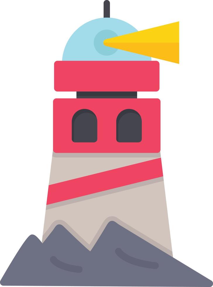Lighthouse Flat Icon vector