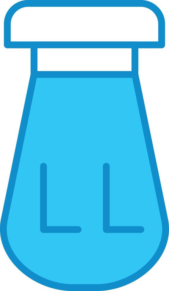 Salt Shaker Line Filled Blue vector
