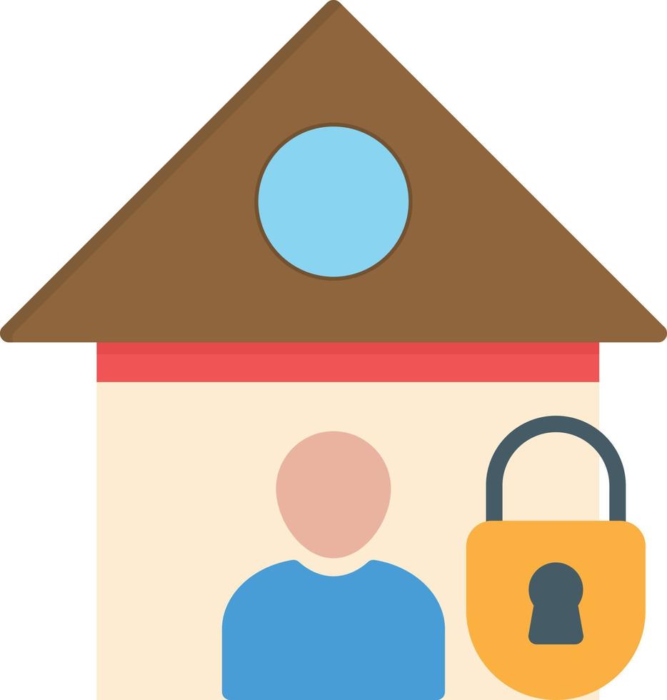 Quarantine Flat Icon vector