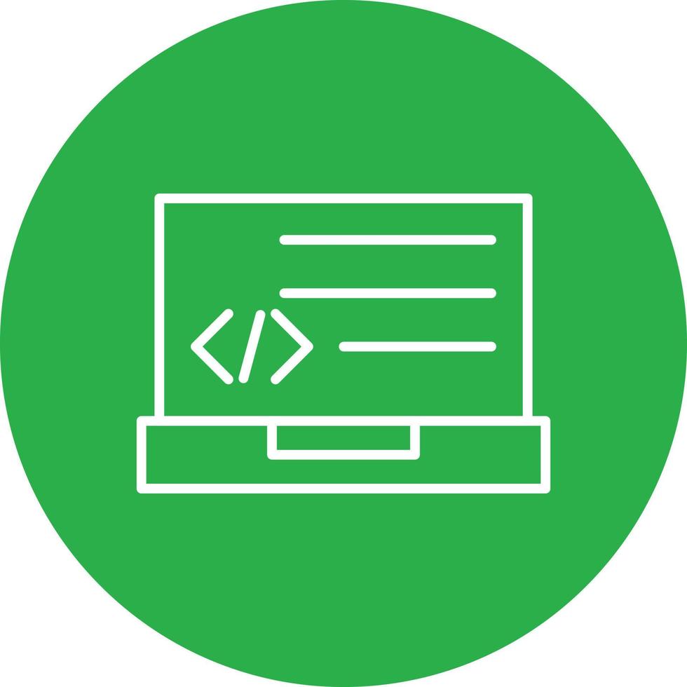 Programming Line Circle Multicolor 9865902 Vector Art at Vecteezy