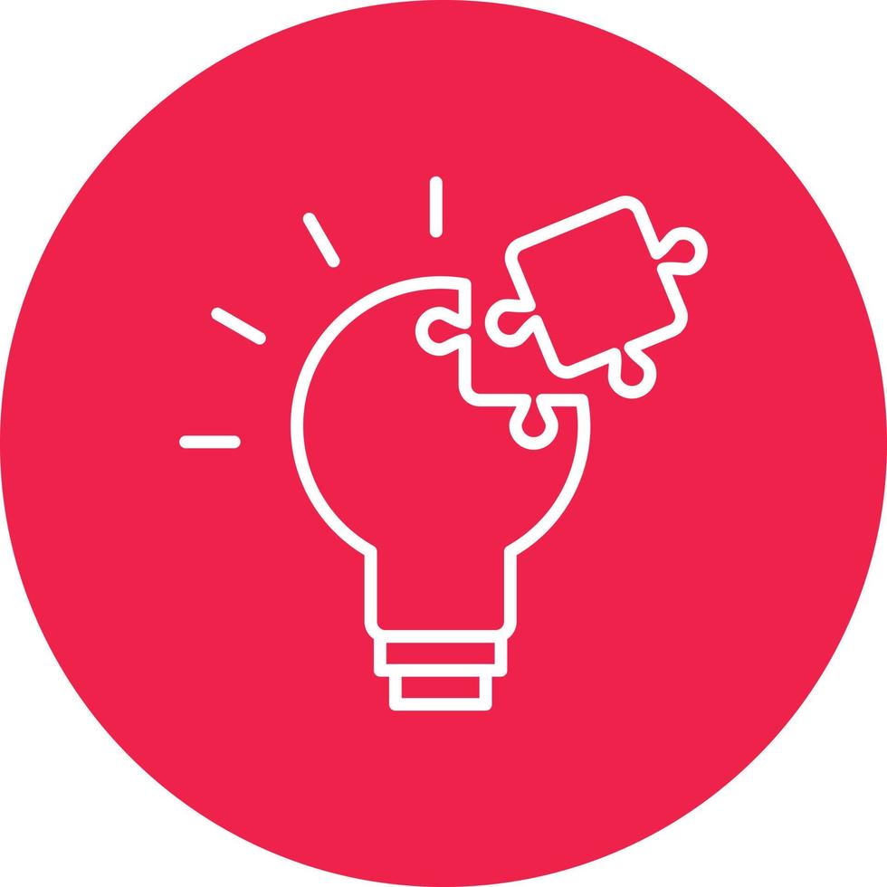 Problem Solving Line Circle Multicolor vector