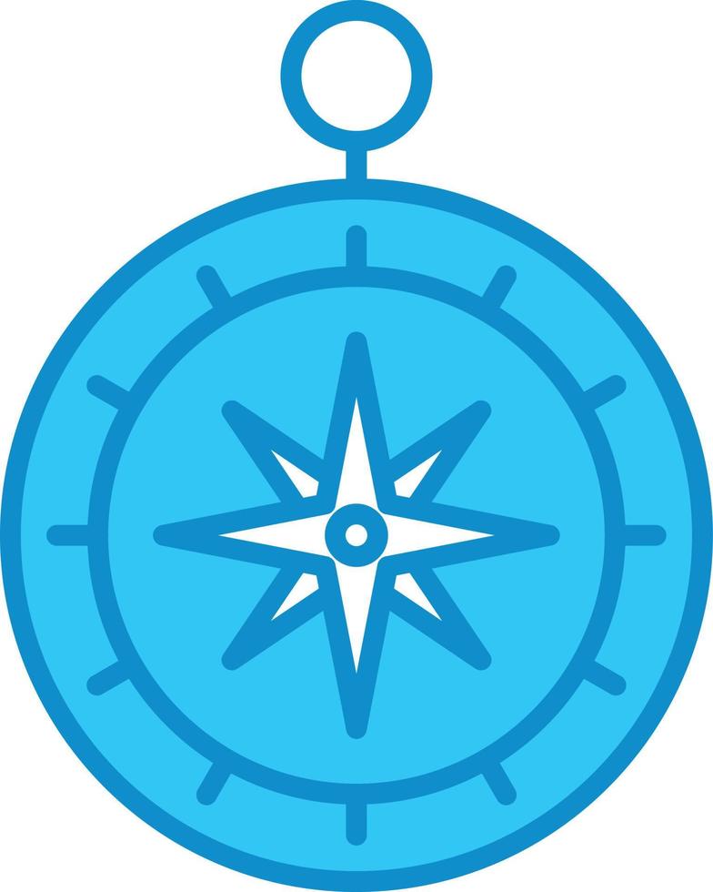 Compass Line Multicolor vector