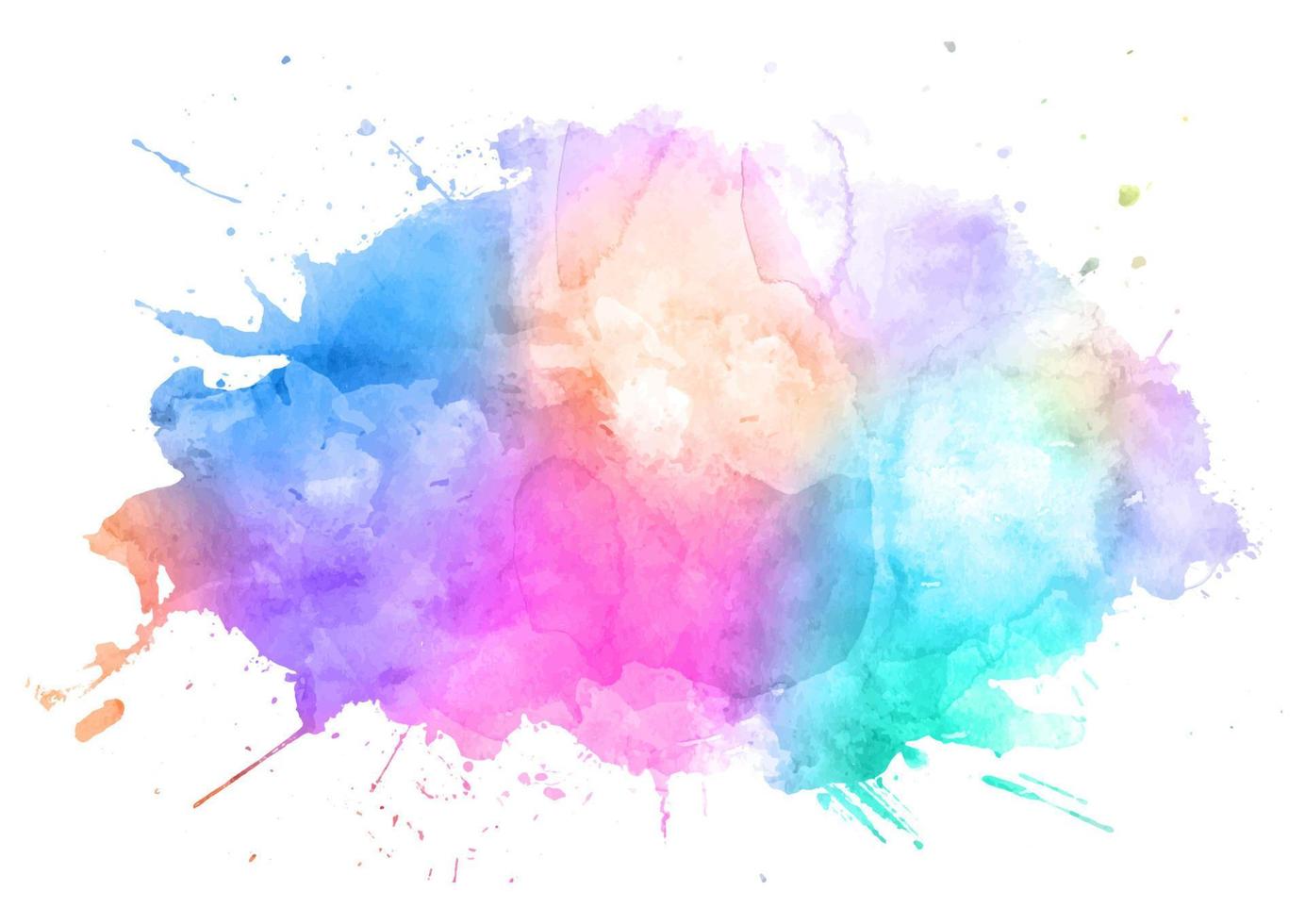 abstract watercolour splatter design vector