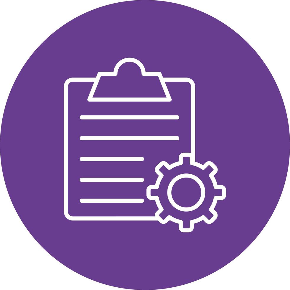 Order Processing Glyph Circle Multicolor vector