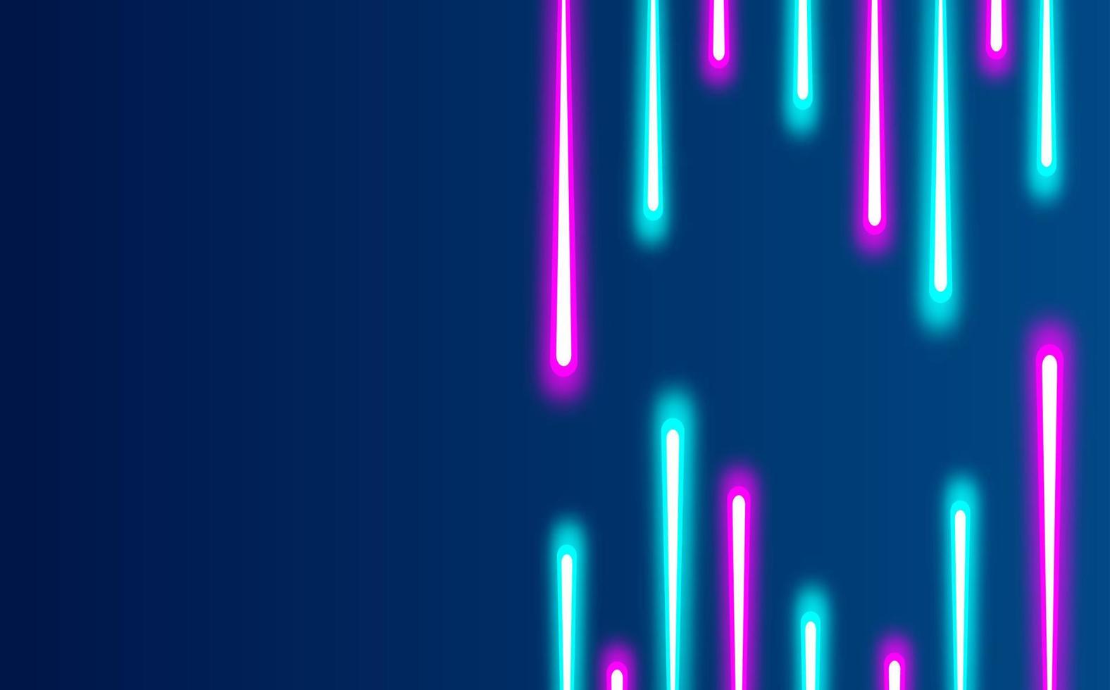 fondo futurista abstracto con efecto de luz brillante. banner de color neón azul y rosa, ilustración vectorial vector