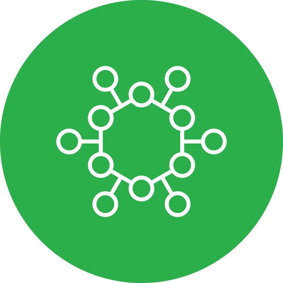 Atom Structure Line Circle Multicolor vector