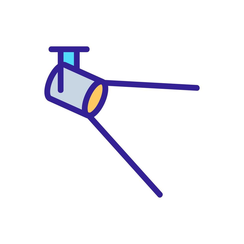 radiates light floodlight icon vector