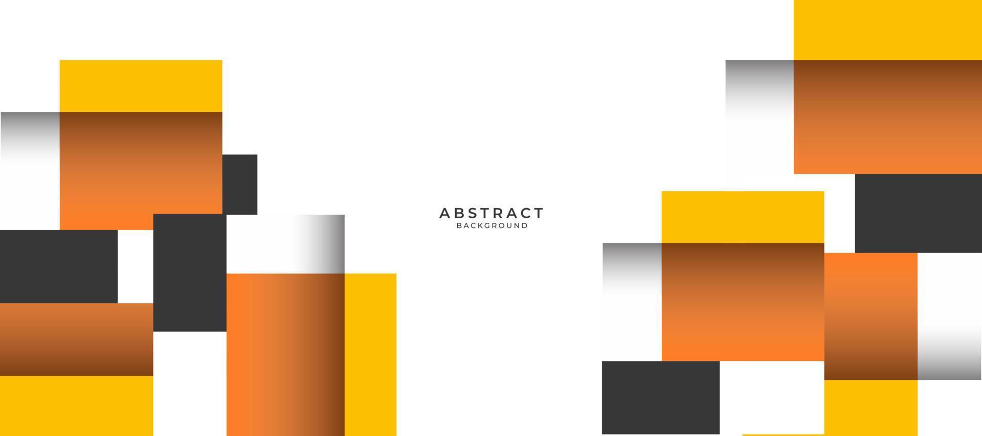 plantilla de ilustración de vector de fondo naranja goemetric abstracto
