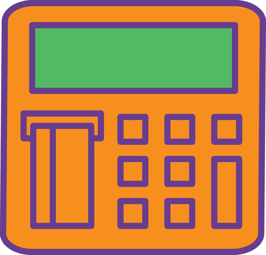 Atm Machine Outline Icon vector