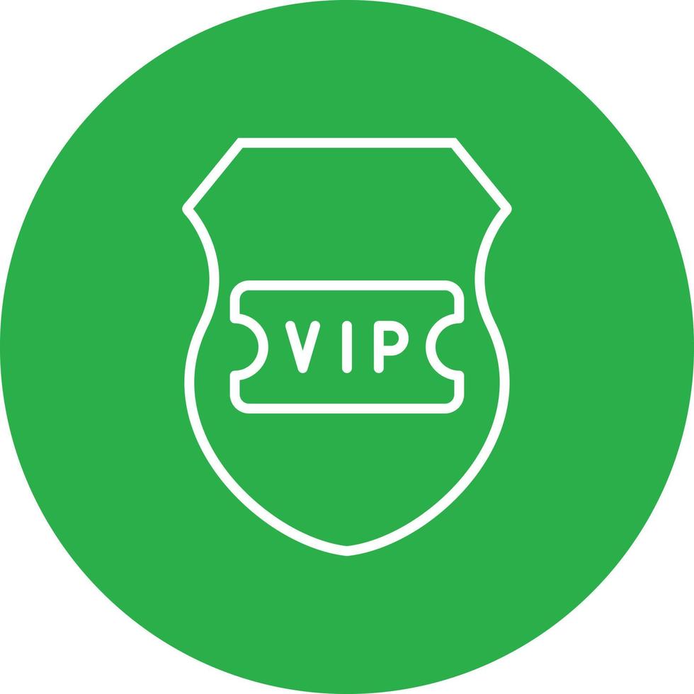 Shield Line Circle Multicolor vector