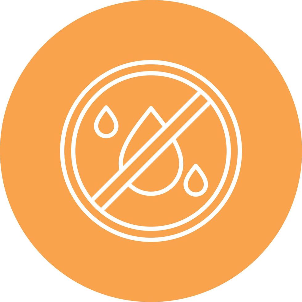 No Liquids Line Circle Multicolor vector