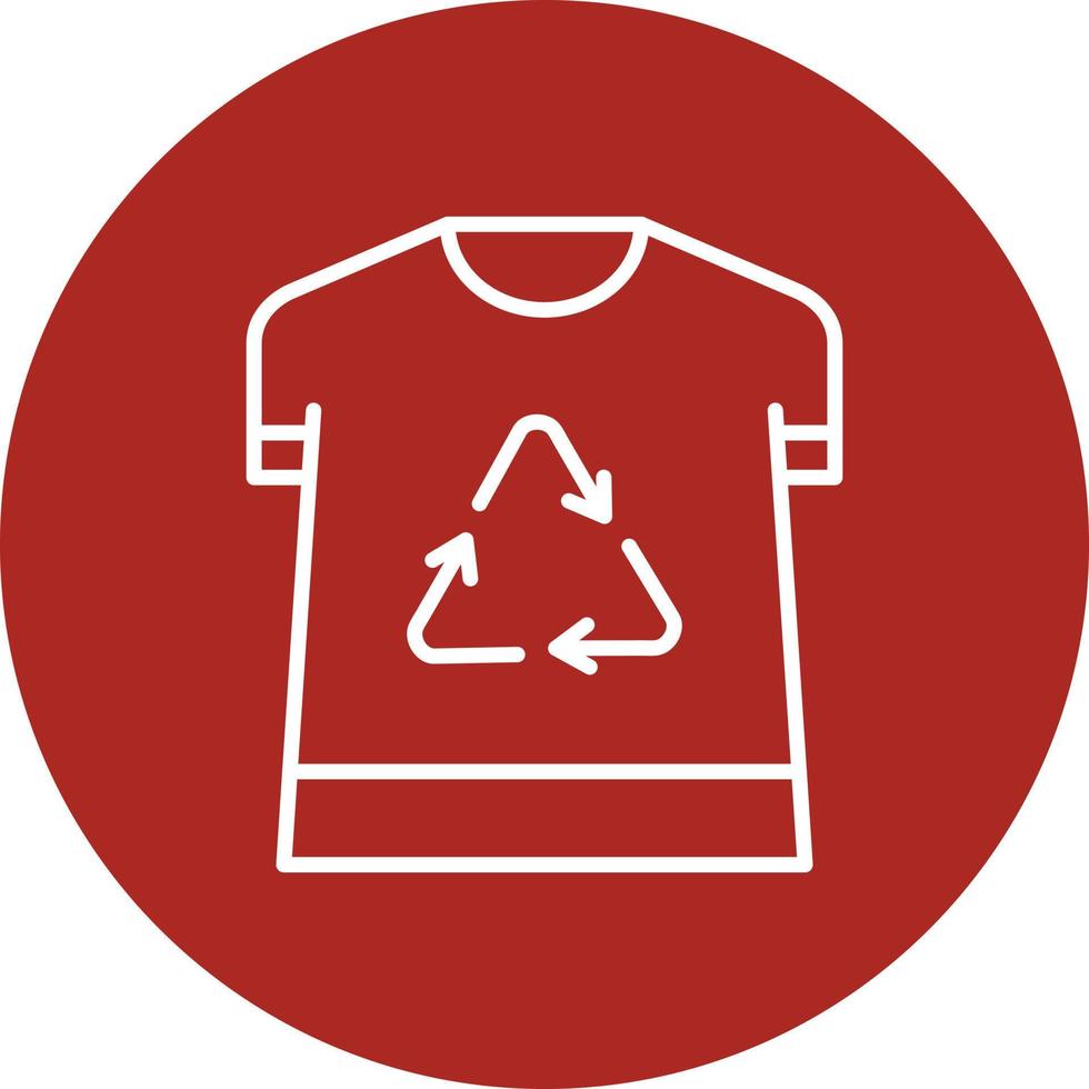 Shirt Line Circle Multicolor vector