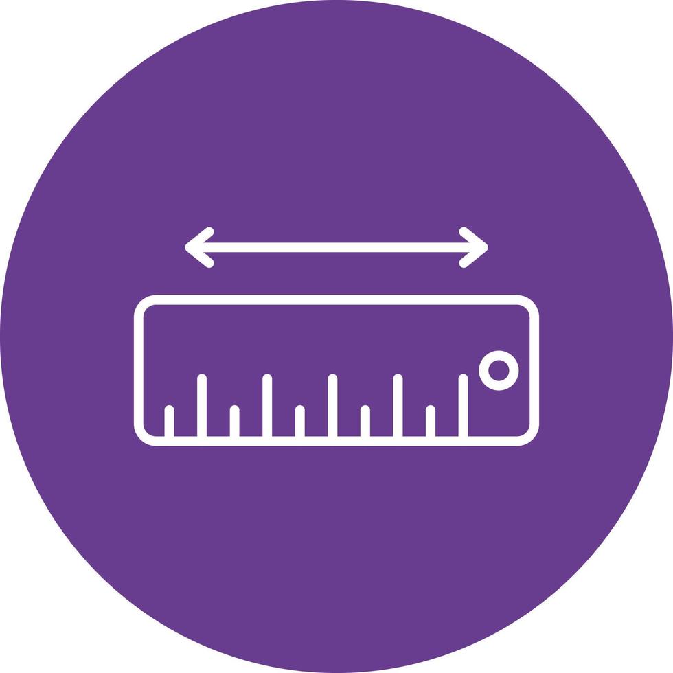 Measure Line Circle Multicolor vector