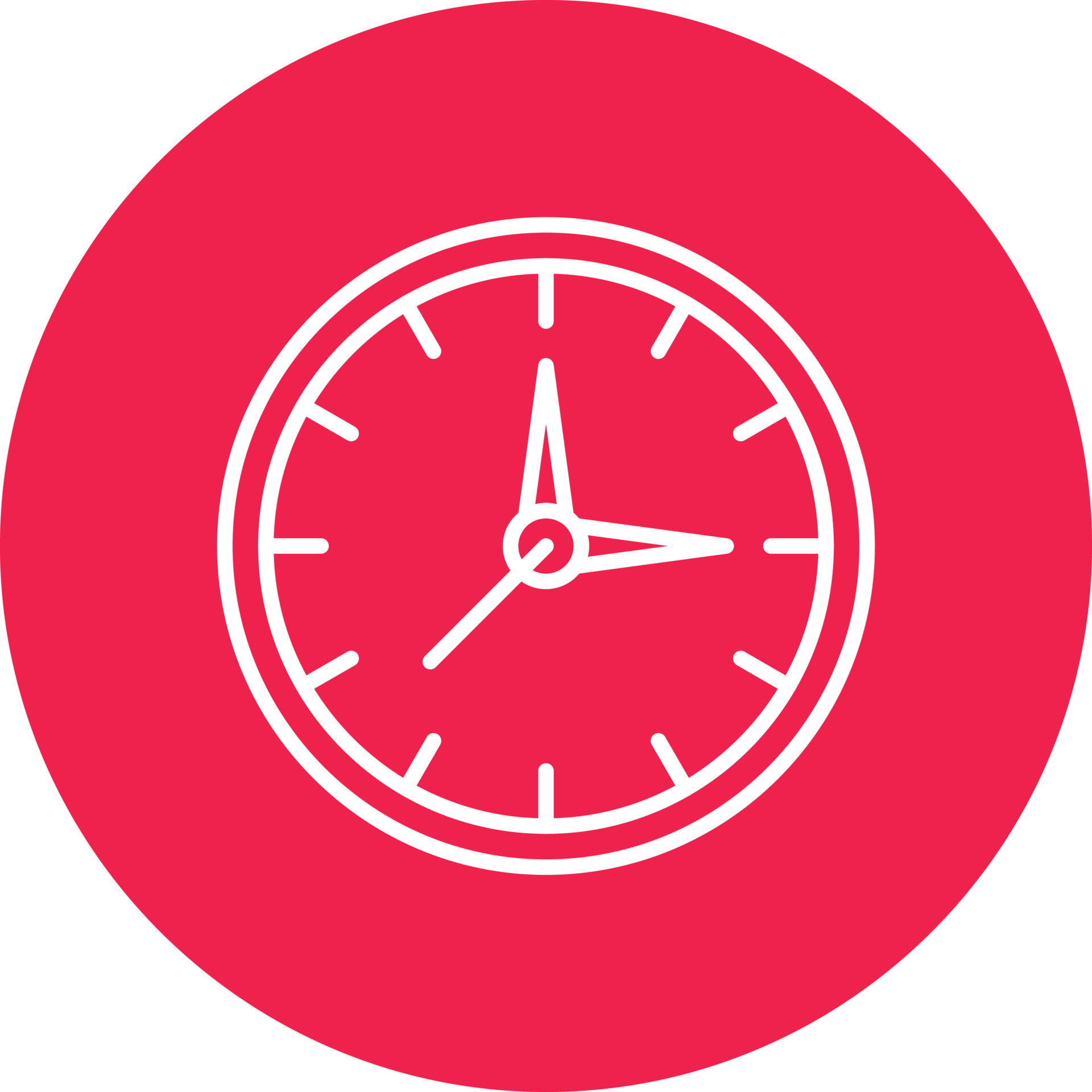 Clock Line Circle Multicolor 9868334 Vector Art at Vecteezy