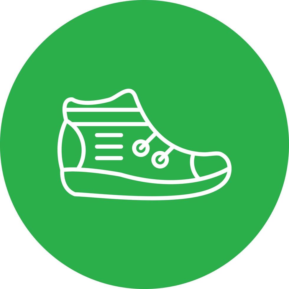 Sneakers Line Circle Multicolor vector