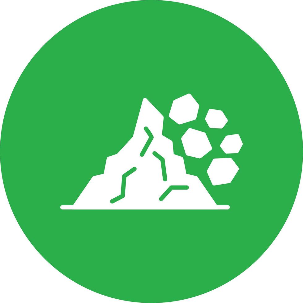 Landslide Line Two Color vector