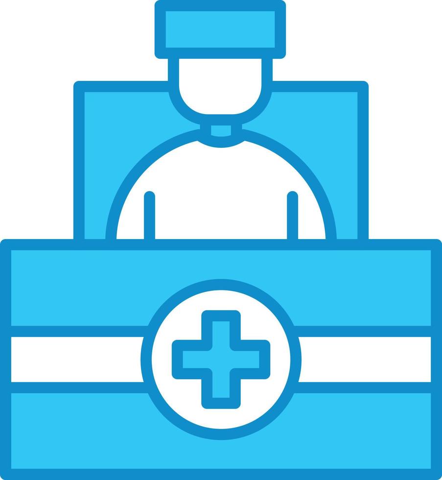 Reception Line Filled Blue 9868657 Vector Art at Vecteezy