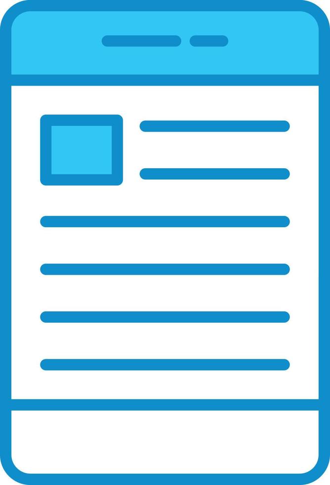 Storytelling Line Filled Blue vector