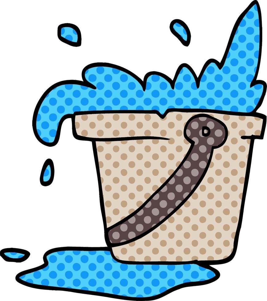 cartoon doodle bucket of water 9869289 Vector Art at Vecteezy