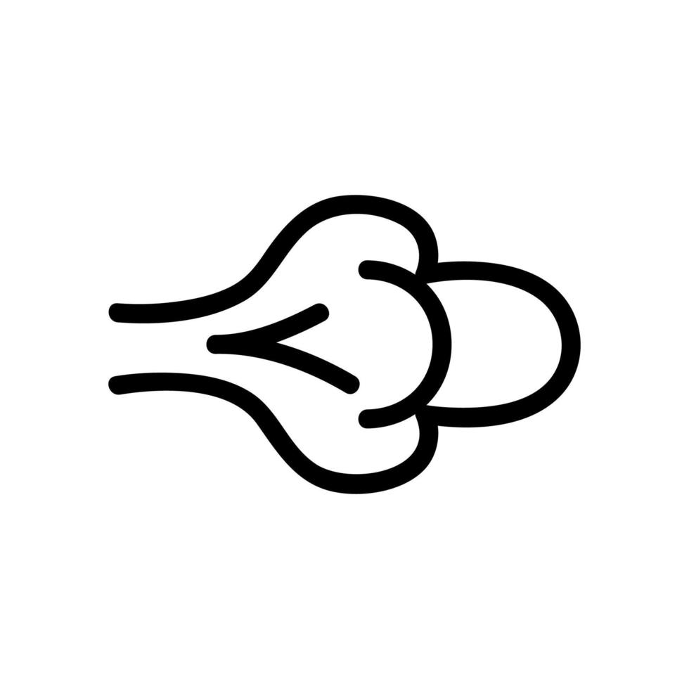 vector de icono de pulverización. ilustración de símbolo de contorno aislado