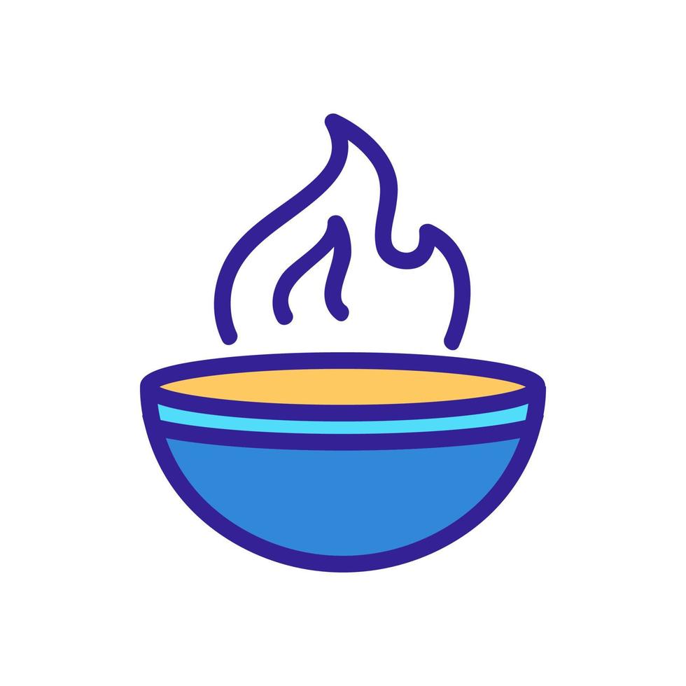 Spice icon vector. Isolated contour symbol illustration vector