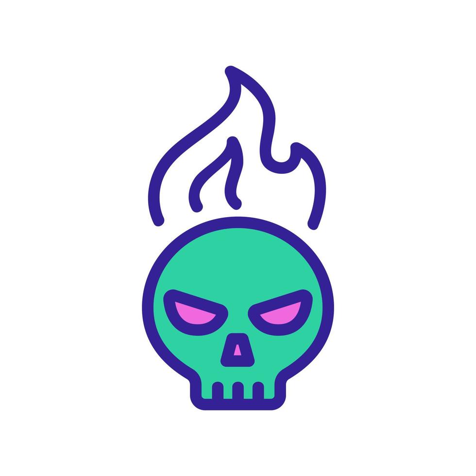 Sharp spice icon vector. Isolated contour symbol illustration vector
