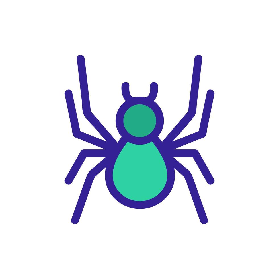 vector de icono de araña. ilustración de símbolo de contorno aislado