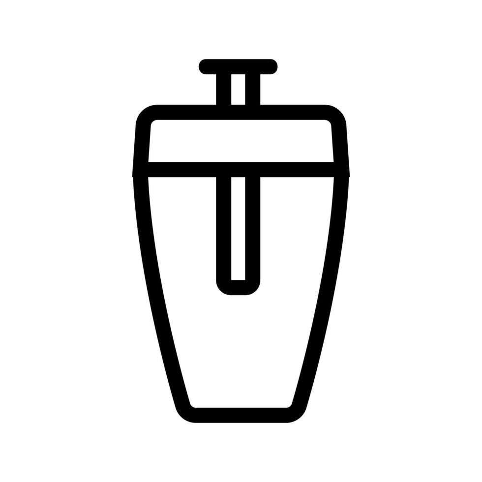 drink in a bottle icon vector. Isolated contour symbol illustration vector