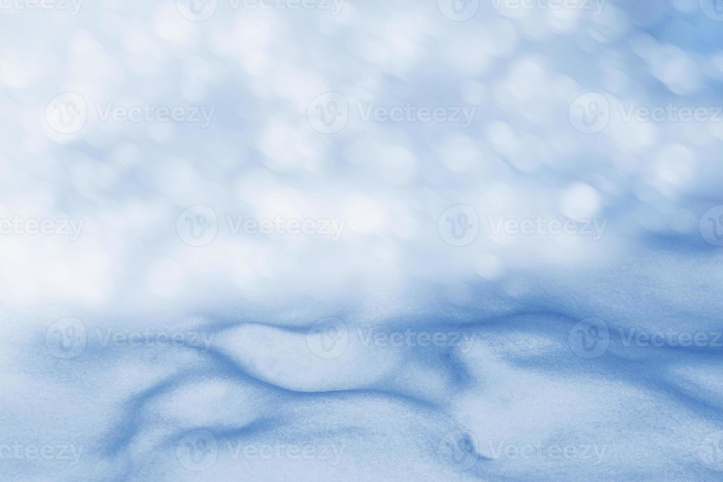 Background of snow. Winter landscape. photo